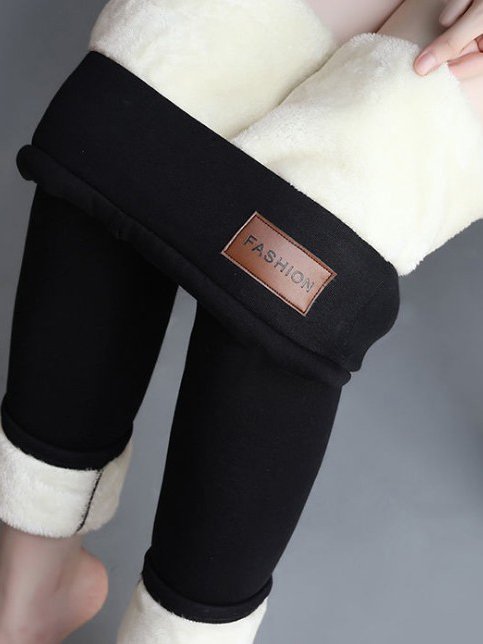 Pantalons De Yoga Femmes Décontracté Plain Printemps / Automne Polyester Naturel Quotidien chaleur Long en Toison
