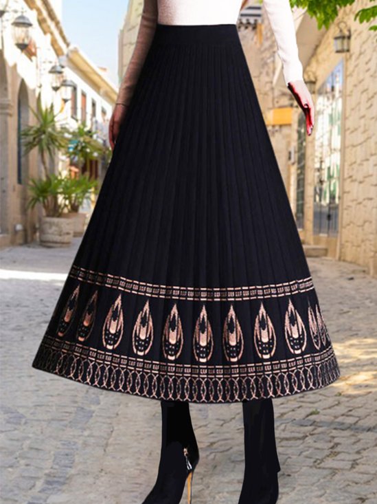 Jupe Longue THE ROW En Laine - Taille Haute, Longueur Aux Genoux, Fermeture Zip, Neuve Avec étiquettes