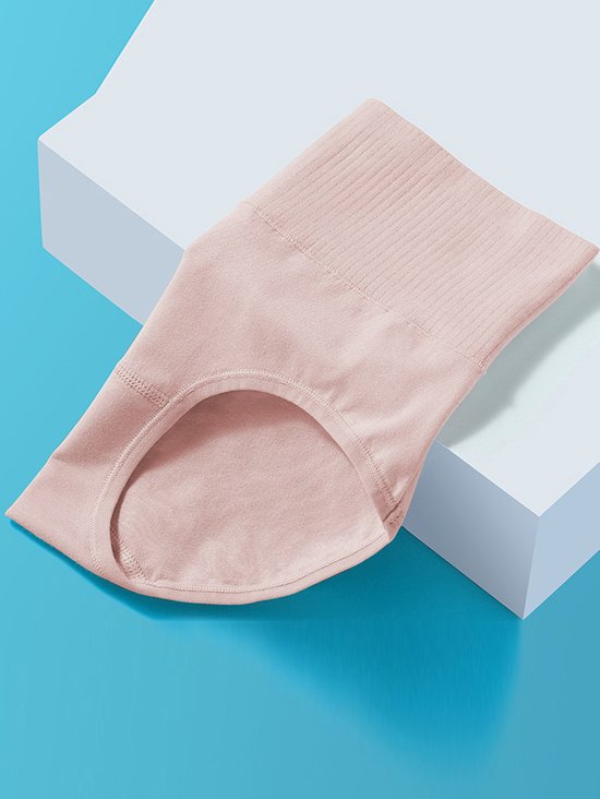 Culottes Femmes Décontracté Plain Toutes Les Saisons Coton à Haute Élasticité Quotidien Culottes Standard Régulier