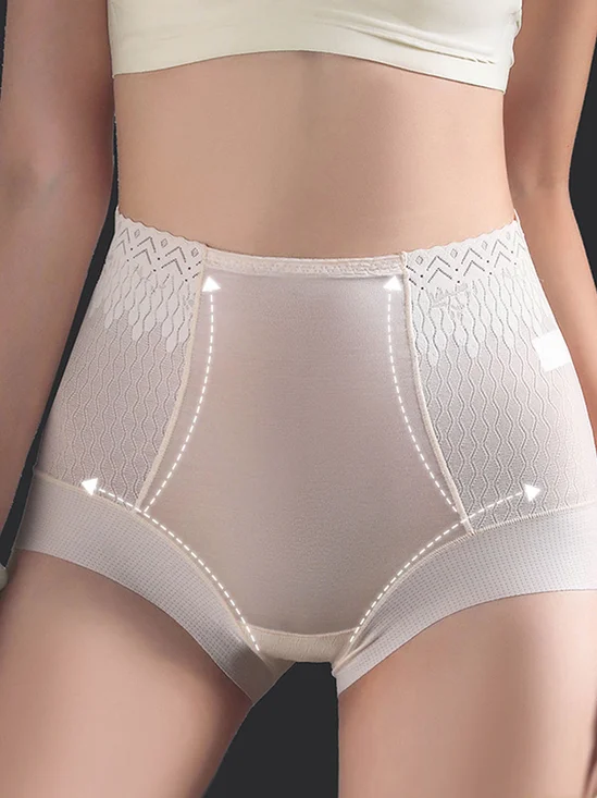Culottes Femmes Décontracté Plain Toutes Les Saisons Polyester à Haute Élasticité Respirable Quotidien Culottes Régulier
