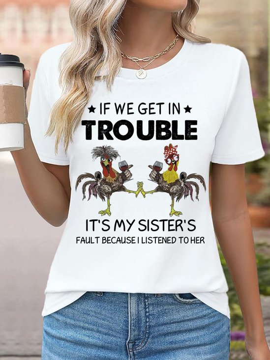 T-shirts Femmes Décontracté Plain Été Micro-élasticité Ample Manches Courtes Col Rond Régulier Trapèze
