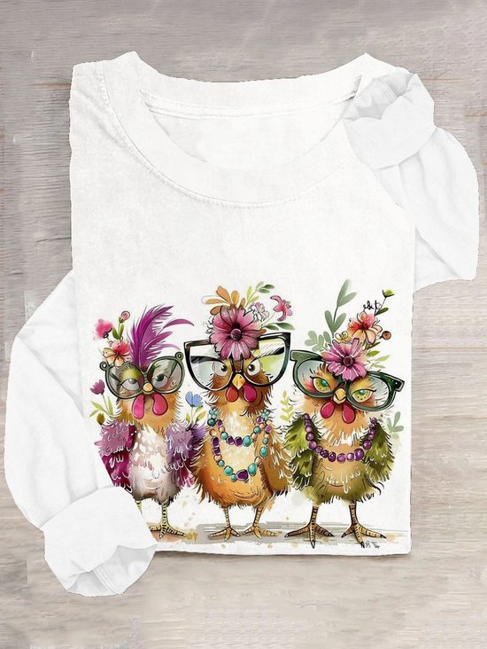 T-shirts Décontracté Printemps / Automne Turquie Quotidien Col Rond Régulier Régulier Élasticité moyenne Oui pour Femmes