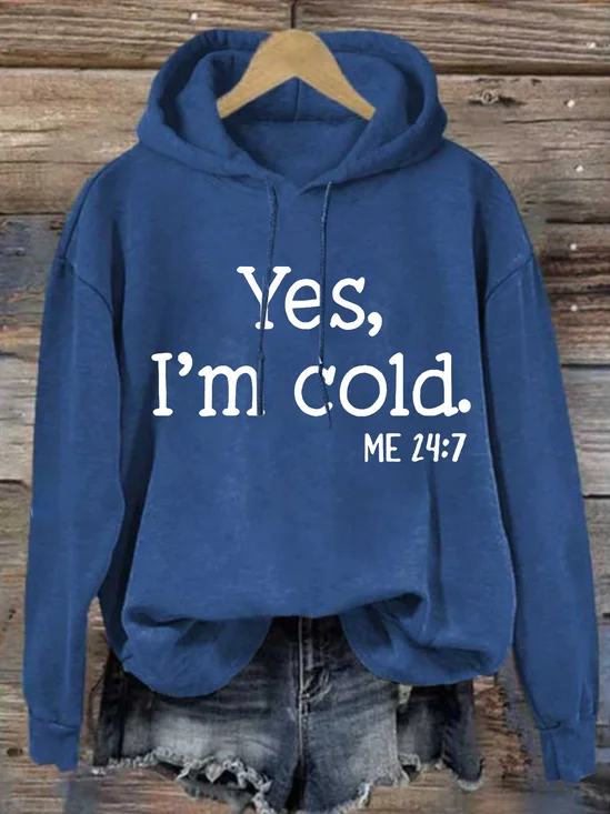 à Capuche Femmes Décontracté Printemps / Automne Lettres de texte Sweat-shirt à Capuche Ample en Mélangé de Coton Régulier Droit Régulier