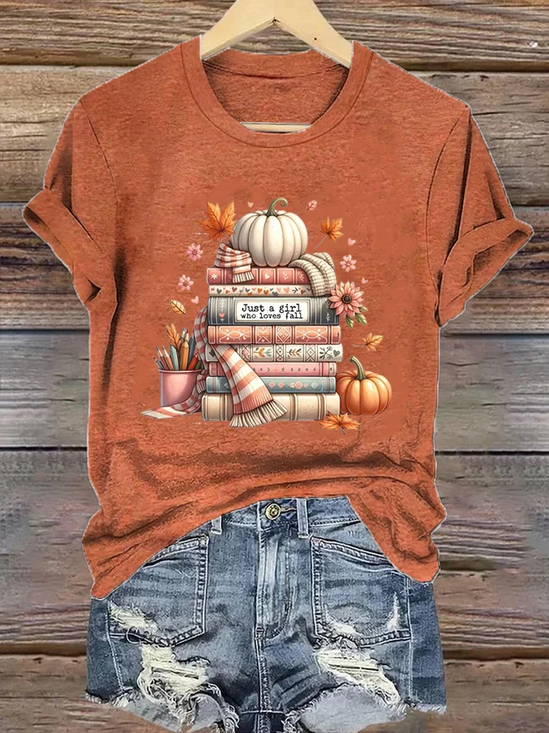 T-shirts Femmes Simple Été Lettres de texte Polyester Aucune élasticité Quotidien Ample Col Rond Droit