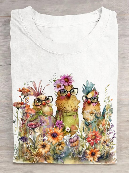T-shirts Décontracté Été Turquie Coton Quotidien Manches Courtes Col Rond Régulier Élasticité moyenne pour Femmes
