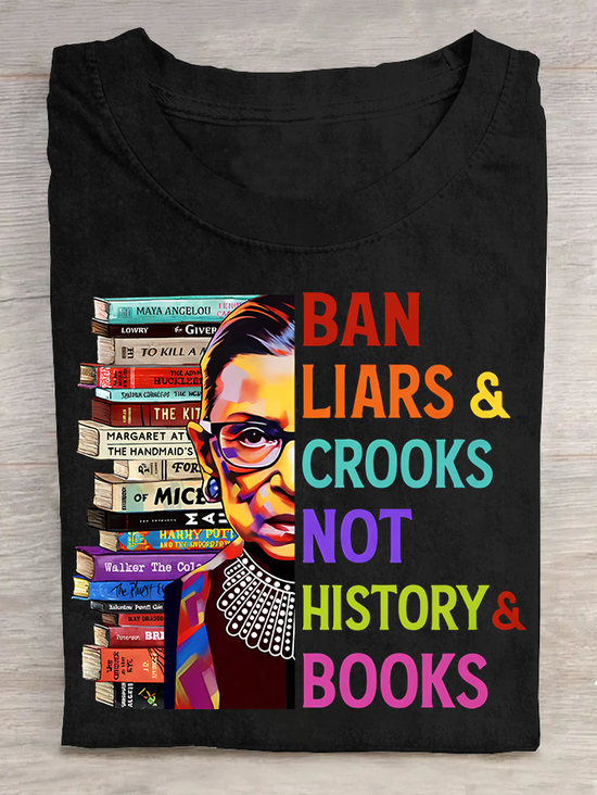 T-shirts Décontracté Été Lettres de texte Polyester Léger Quotidien Ample Col Rond Régulier pour Femmes
