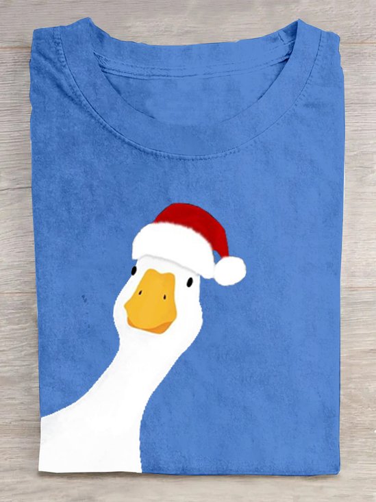 T-shirts Décontracté Imprimé d'Animal Été Quotidien Ample Manches Courtes Col Rond Régulier Élasticité moyenne pour Femmes