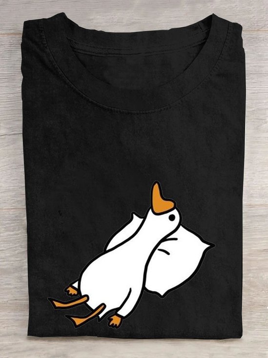 T-shirts Décontracté Imprimé d'Animal Été Quotidien Manches Courtes Régulier Droit Élasticité moyenne Oui pour Femmes