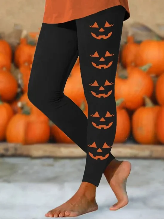 Pantalons De Yoga Décontracté Toutes Les Saisons Toussaint Naturel Léger Jersey Pantalon coupe slim Long Droit pour Femmes