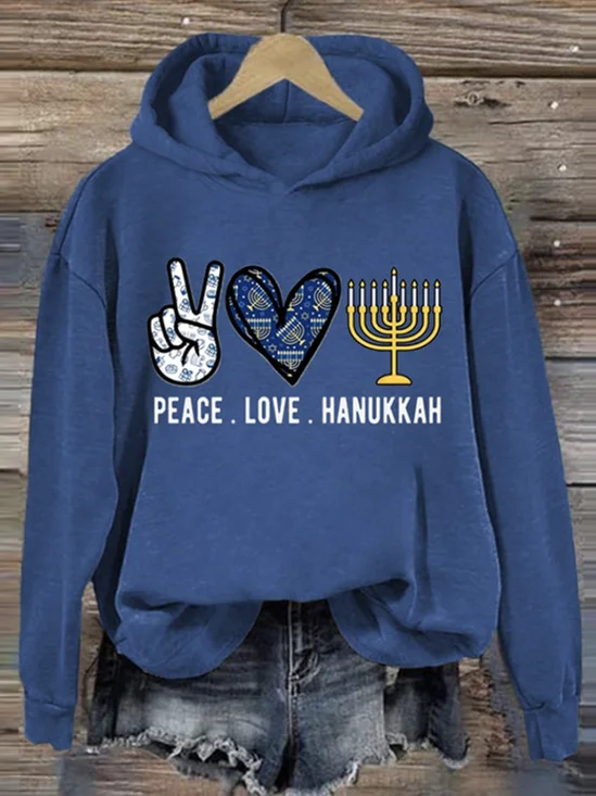 à Capuche Décontracté Printemps / Automne Lettres de texte Sweat-shirt à Capuche Micro-élasticité Quotidien Manches Longues Régulier Trapèze pour Femmes