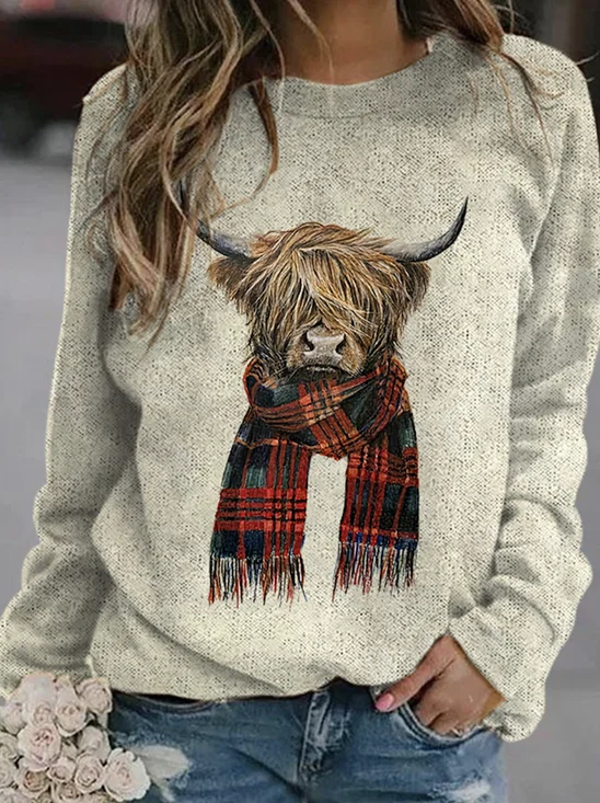 à Capuche Décontracté Printemps / Automne Lettres de texte Polyester Sweat-shirt à Capuche Micro-élasticité Coupe Régulière Trapèze Régulier pour Femmes