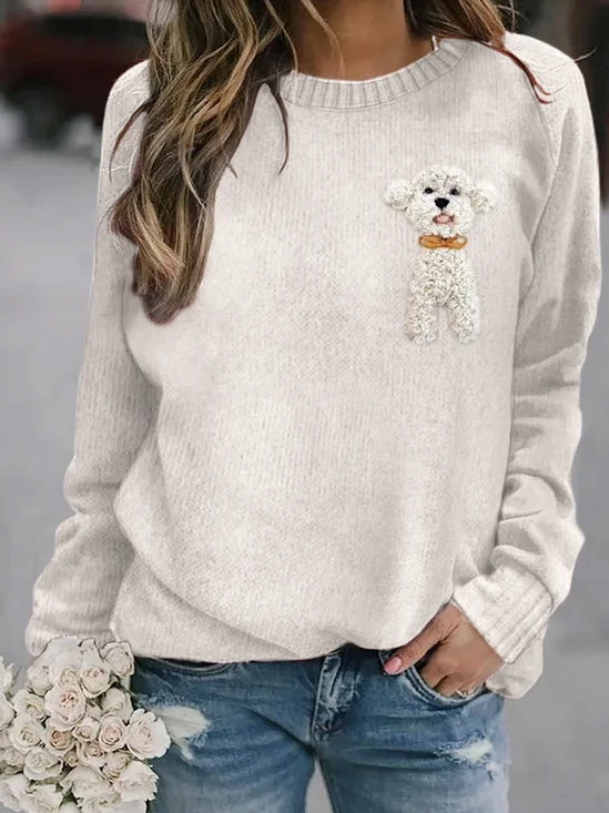 à Capuche Décontracté Printemps / Automne Lettres de texte Coton Sweat-shirt à Capuche Coupe Régulière Manches Longues Trapèze Régulier pour Femmes