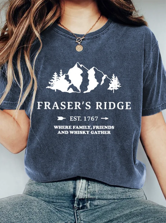 T-shirts Rétro La peinture Été Polyester Quotidien Coupe Régulière Manches Courtes Col Rond Trapèze pour Femmes