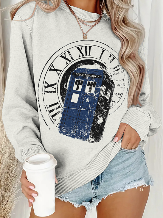 à Capuche Décontracté Printemps / Automne Lettres de texte Sweat-shirt à Capuche Quotidien Coupe Régulière Manches Longues Régulier Trapèze pour Femmes