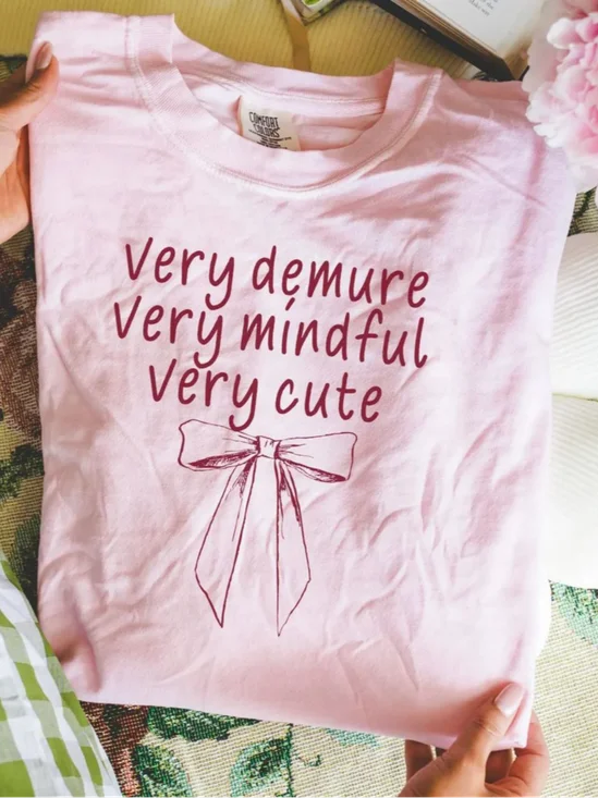 T-shirts Femmes Décontracté Été Imprimé de Lettre Motif Quotidien Jersey Manches Courtes Col Rond Régulier Droit