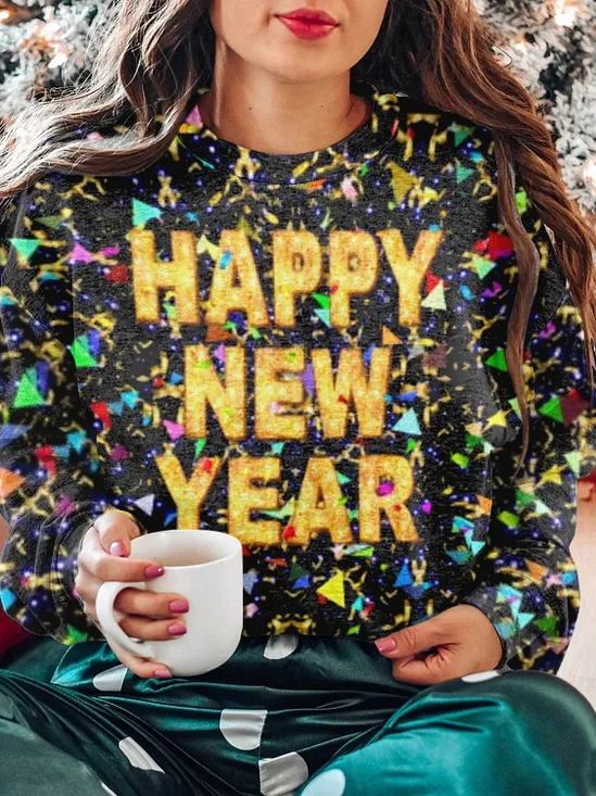 à Capuche Décontracté Printemps / Automne Lettres de texte Sweat-shirt à Capuche Micro-élasticité Quotidien Coupe Régulière Régulier Trapèze pour Femmes