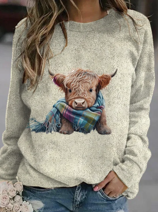à Capuche Décontracté Printemps / Automne Lettres de texte Sweat-shirt à Capuche Micro-élasticité Quotidien Coupe Régulière Manches Longues Trapèze pour Femmes