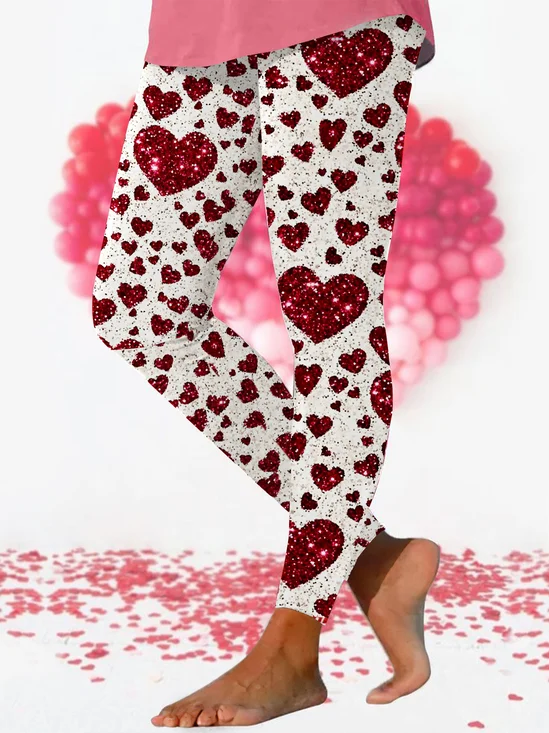 Pantalons De Yoga Géométrique Décontracté Toutes Les Saisons Coton Naturel Quotidien Legging Trapèze Régulier pour Femmes