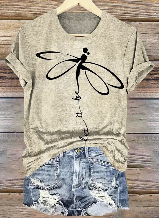 T-shirts Femmes Décontracté Imprimé d'Animal Été Quotidien Coupe Régulière Manches Courtes Col Rond Régulier Régulier