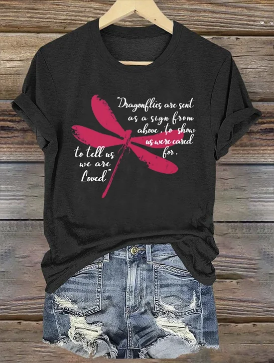 T-shirts Décontracté Imprimé d'Animal Été Coton Quotidien Col Rond Régulier Trapèze Régulier pour Femmes