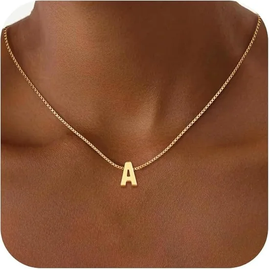 Collier Décontracté Toutes Les Saisons Lettres de texte Vacances Métal Collier Ras du Cou pour Femmes