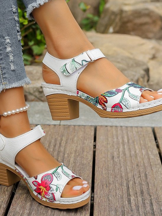 Mocassins Sexy Bloc de Couleur Toutes Les Saisons Joint Fendu Bal Bout Rond PU PU Retour Chaussures vides pour Femmes
