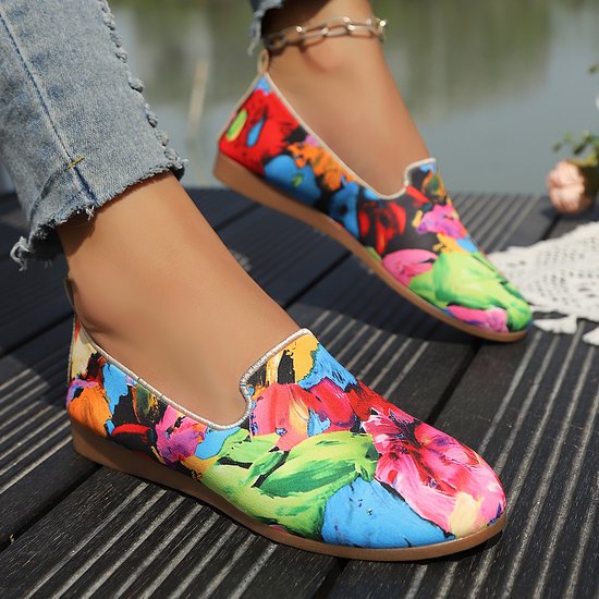 chaussure Accessoires Femmes Bloc de Couleur Cuir
