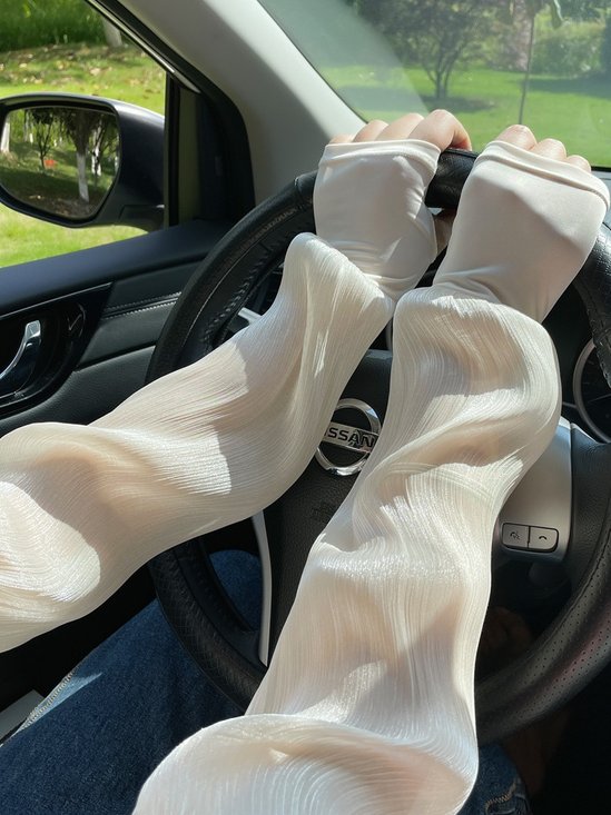 Gants Femmes Élégant Plain Hiver Organdi Nœud Respirable Quotidien Régulier