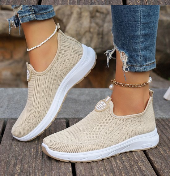 Chaussures Décontractées Décontracté Plain Toutes Les Saisons Polyester PVC Talon Bas Bout Fermé Caoutchouc à Enfiler pour Femmes
