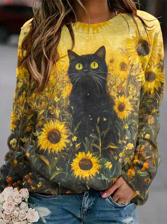à Capuche Décontracté Printemps / Automne Lettres de texte Coton Sweat-shirt à Capuche Coupe Régulière Manches Longues Régulier Régulier pour Femmes