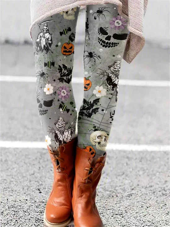 Pantalons De Yoga Décontracté Toutes Les Saisons Plaid Coton Micro-élasticité Quotidien Serré Long Régulier pour Femmes