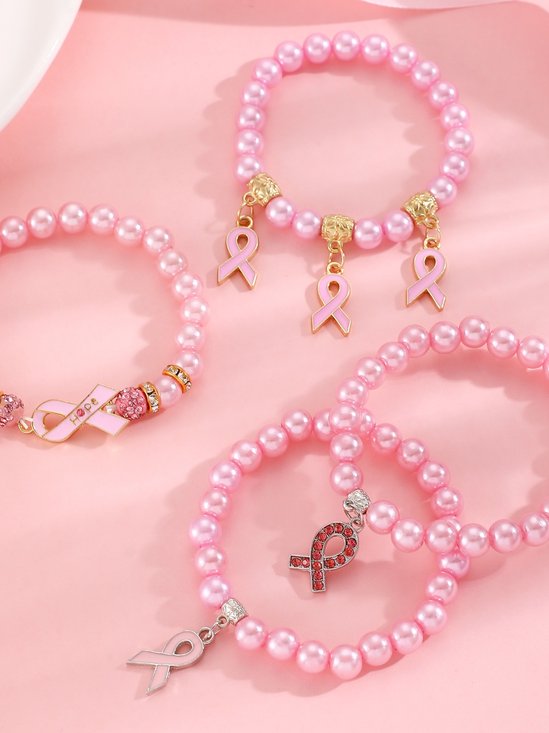 Bracelets Sexy Plain Toutes Les Saisons Forage à chaud Quotidien en Bois multicouche Bracelet pour Femmes
