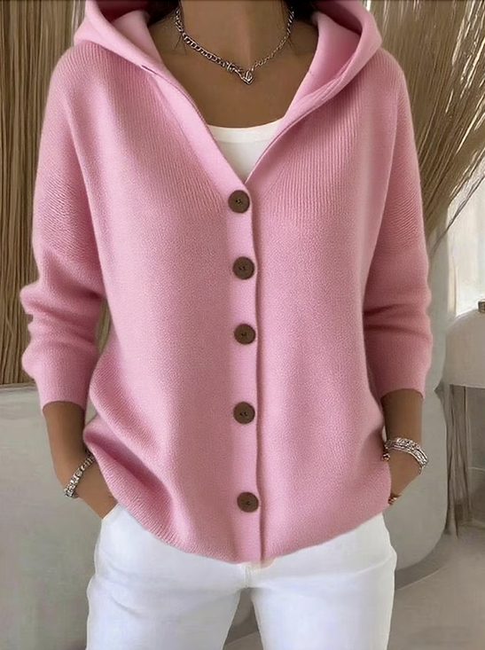 Cardigans Décontracté Plain Printemps / Automne Quotidien Coupe Régulière Manches Longues Régulier Trapèze Régulier pour Femmes