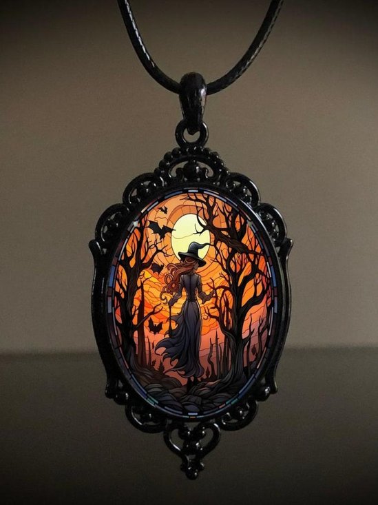 Collier Femmes Géométrique de Style Occidental Toutes Les Saisons Joint Fendu Fête Métal Rétro Style Pendentif Collier