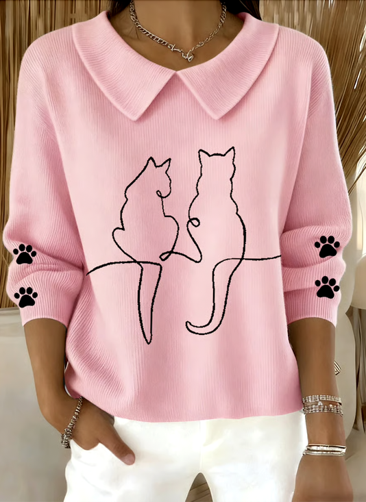 Pulls Décontracté Imprimé d'Animal Printemps / Automne Quotidien Coupe Régulière Col Châle Régulier Régulier Élasticité moyenne pour Femmes