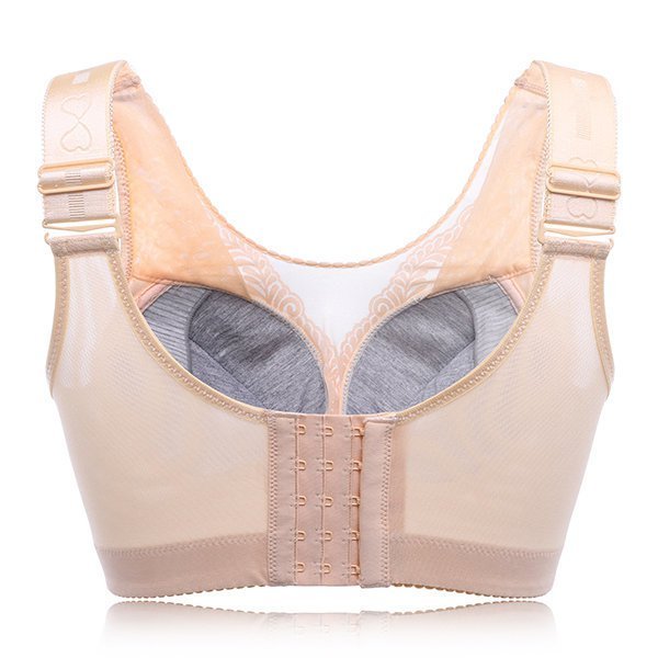 Camisole Brodé Sans Fil à Complet et à Anti