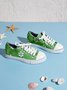Mocassins Décontractés en Toile à Talon Plat