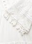 Vetement hippie chic Robe en dentelle Manches 3/4 Boho Robes
