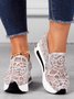 Chaussures Décontractées Femmes Décontracté Plain Toutes Les Saisons Respirable à Enfiler Talon Bas Bout Fermé PU à Enfiler