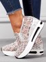 Chaussures Décontractées Femmes Décontracté Plain Toutes Les Saisons Respirable à Enfiler Talon Bas Bout Fermé PU à Enfiler