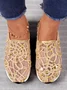 Chaussures Décontractées Femmes Décontracté Plain Toutes Les Saisons Respirable à Enfiler Talon Bas Bout Fermé PU à Enfiler