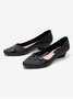 Chaussures à Tige Basse Femmes Plain Toutes Les Saisons Urbain PVC Talon Bas Bout Fermé Meilleure vente TPR Chaussures à Tige Basse