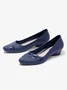 Chaussures à Tige Basse Femmes Plain Toutes Les Saisons Urbain PVC Talon Bas Bout Fermé Meilleure vente TPR Chaussures à Tige Basse