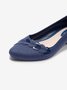 Chaussures à Tige Basse Femmes Plain Toutes Les Saisons Urbain PVC Talon Bas Bout Fermé Meilleure vente TPR Chaussures à Tige Basse