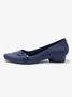 Chaussures à Tige Basse Femmes Plain Toutes Les Saisons Urbain PVC Talon Bas Bout Fermé Meilleure vente TPR Chaussures à Tige Basse