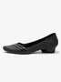 Chaussures à Tige Basse Femmes Plain Toutes Les Saisons Urbain PVC Talon Bas Bout Fermé Meilleure vente TPR Chaussures à Tige Basse