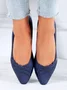 Chaussures à Tige Basse Femmes Plain Toutes Les Saisons Urbain PVC Talon Bas Bout Fermé Meilleure vente TPR Chaussures à Tige Basse