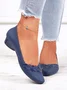 Chaussures à Tige Basse Femmes Plain Toutes Les Saisons Urbain PVC Talon Bas Bout Fermé Meilleure vente TPR Chaussures à Tige Basse