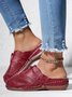 Ballerines Vintage Plaine Été Respirant Talon Bas PU PU Birkenstock Polyuréthane pour Femme