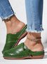 Ballerines Vintage Plaine Été Respirant Talon Bas PU PU Birkenstock Polyuréthane pour Femme